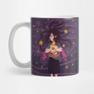 Girl with cat Mug